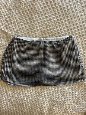 Abercrombie & Fitch Gingham Mini Skort
